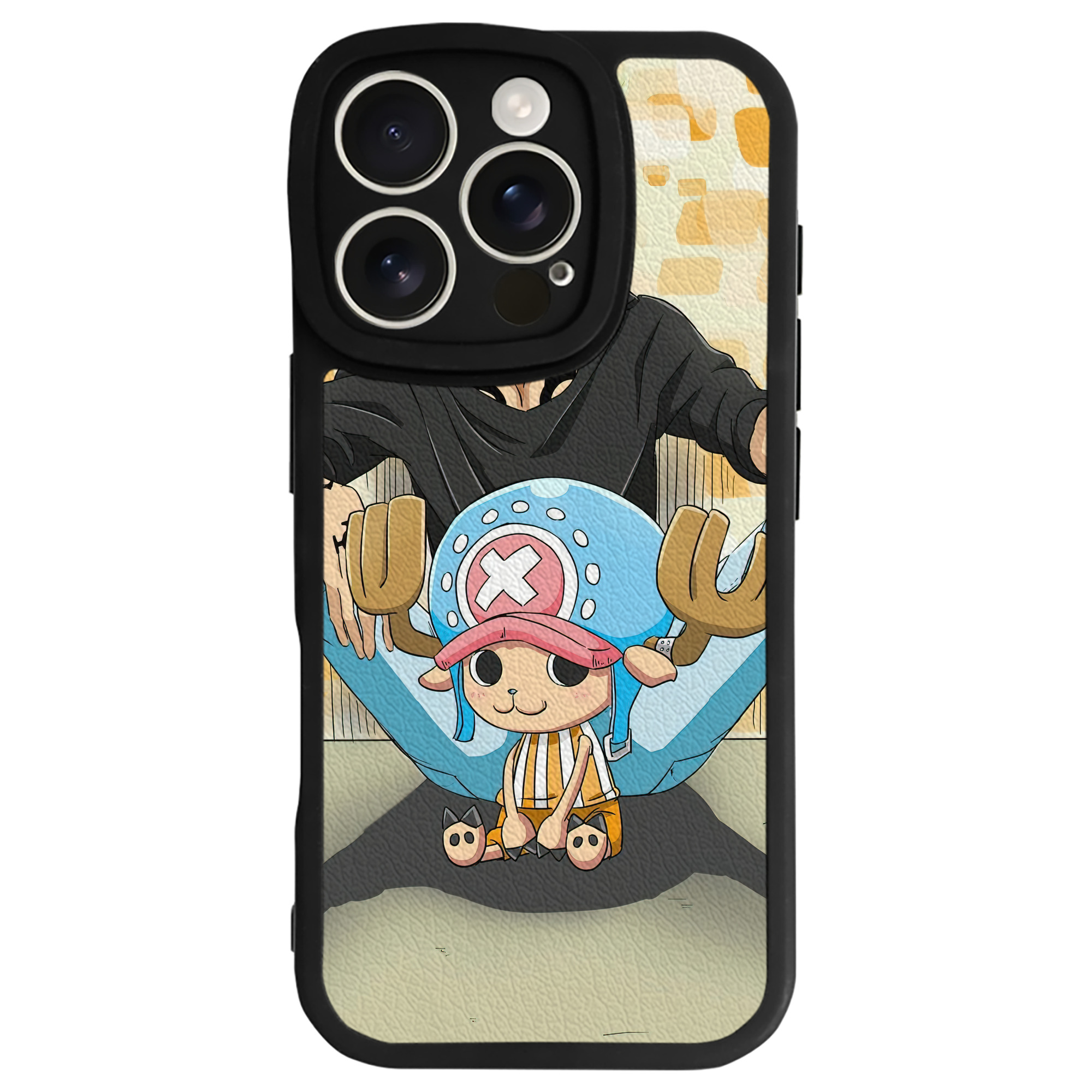 （画像用） ワンピース ONE PIECE 【iPhone 16シリーズ対応】シリコンスマホケース（レザー調） 材質：シリコン